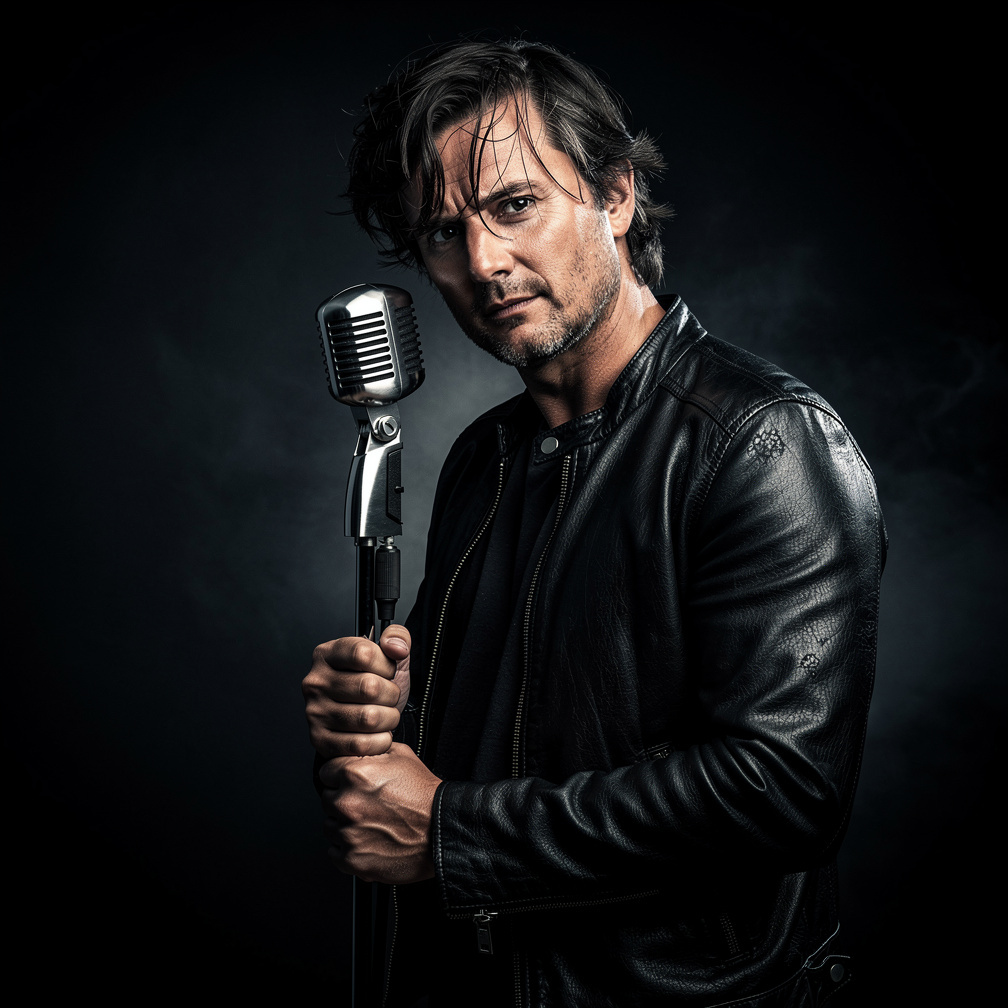 Dutch musician in atmospheric portrait